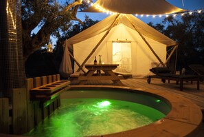 Outdoor dining - T - Luxury Tent is a new beautiful idea, recently built with all comfort (Lizzanello - (LE))