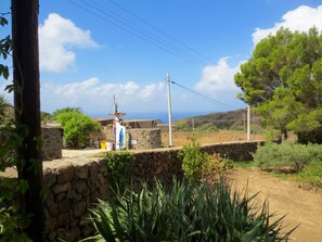 Blick von der Unterkunft