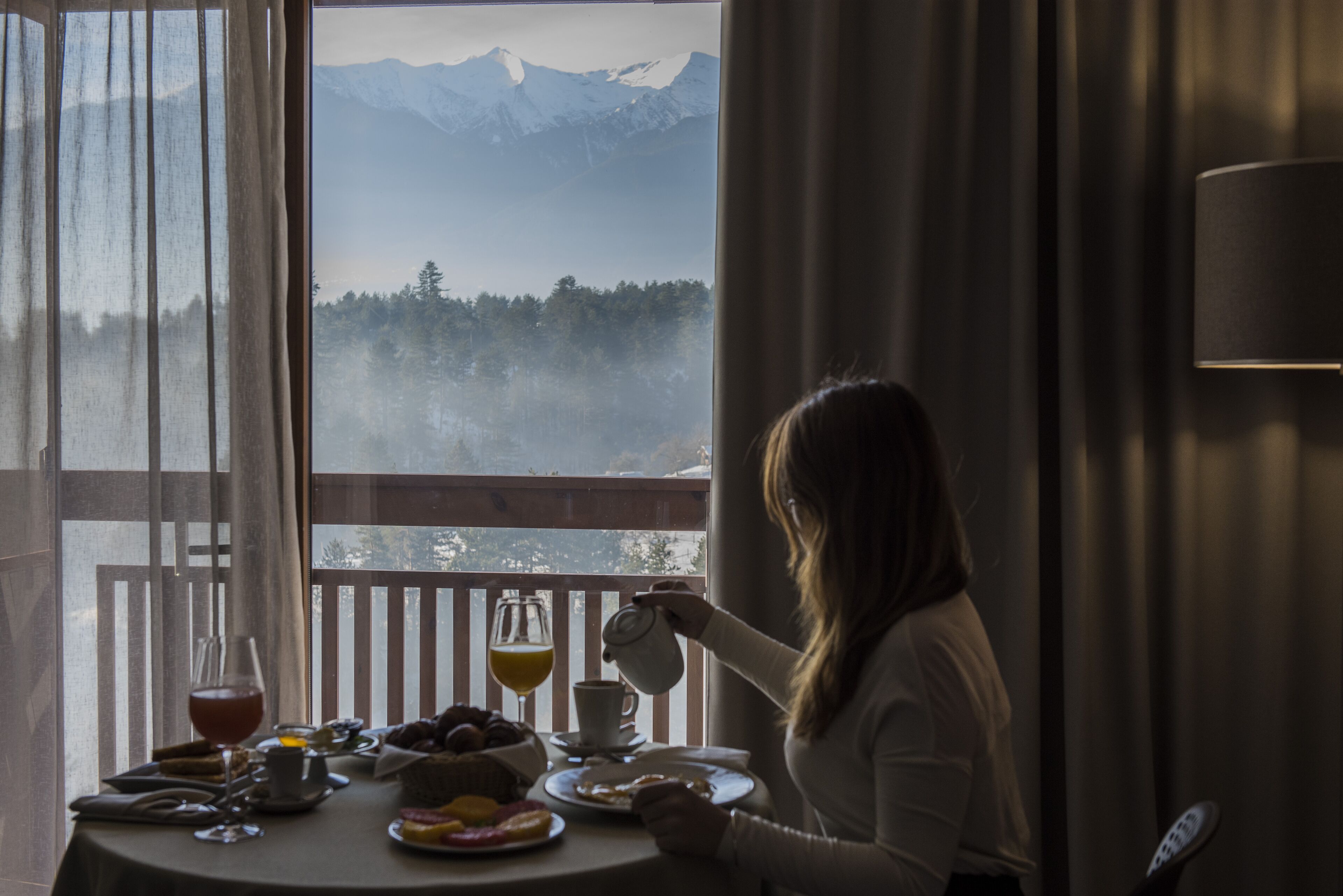 إطلالة الغرفة