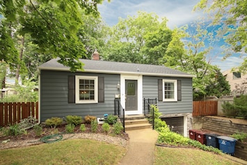 Front view of home from Jackson Avenue