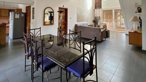 Dining - Somone: large air-conditioned villa with swimming pool, 10 people *, between Sea and Lagoon (Unknown)