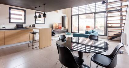 Air conditioning terrace / AC parking New town hall