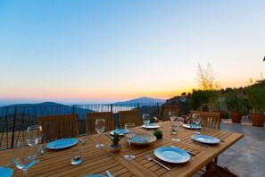 Outdoor dining - Villa Ilba, this stunning, Mediterranean pearl is the ultimate luxury getaway. (Kalkan)