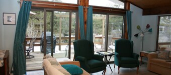 Cleves Point Estates Home, Private sandy beach