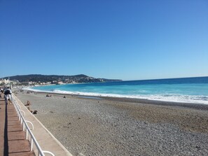 On the beach