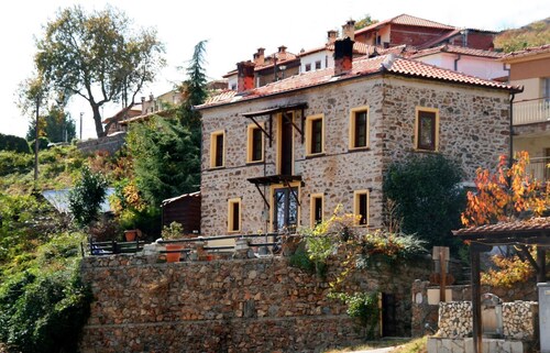 A century old stone House Overlooking The Kastoria Lake