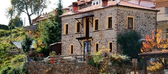 A century old stone House Overlooking The Kastoria Lake