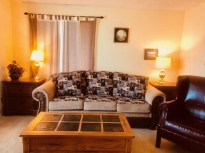 TV - Woodside Suite #6- Modest suite in downtown Homer, walking distance to all attractions (Homer)