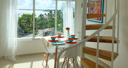 Schöne Ocean View Apt. 502 A