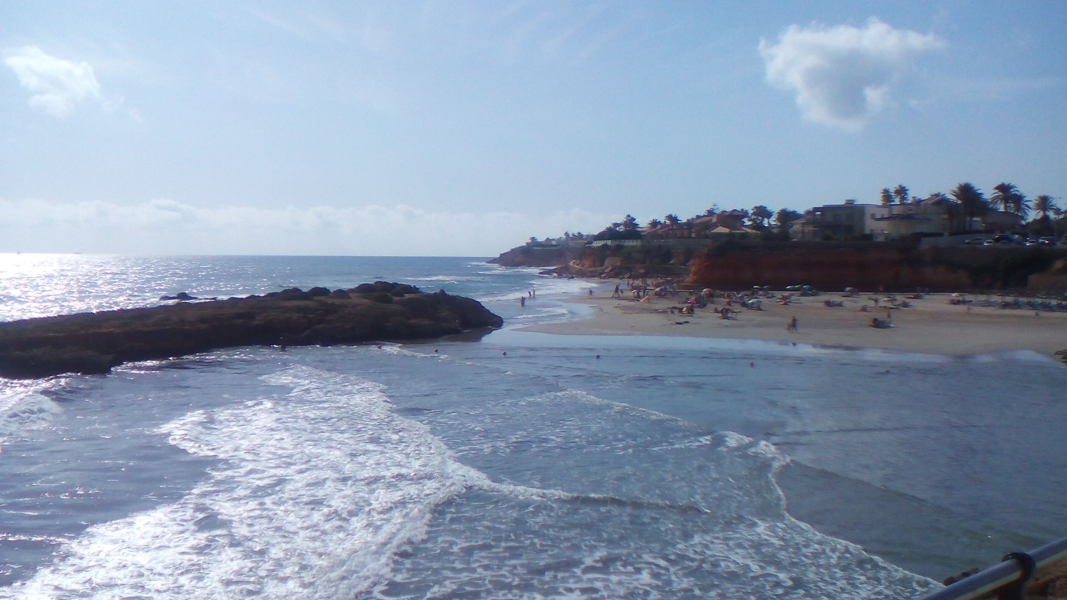 Beach nearby, sun-loungers
