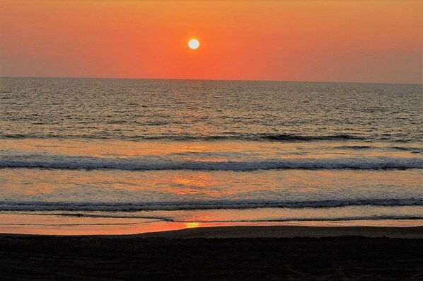 Playa en los alrededores y toallas de playa 