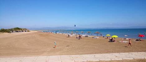 On the beach