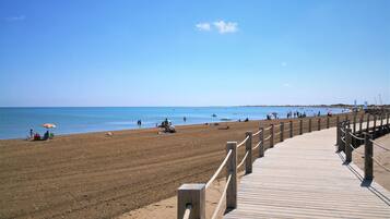 Aan het strand
