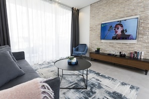 55-inch Smart TV with satellite channels, TV