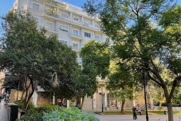 The building