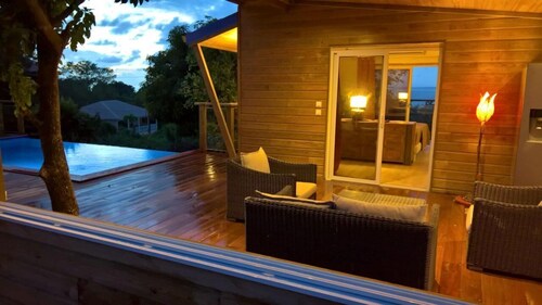 Villa Ti-Pêcheur 5*, Riflet, plage de la Perle, Deshaies, Guadeloupe