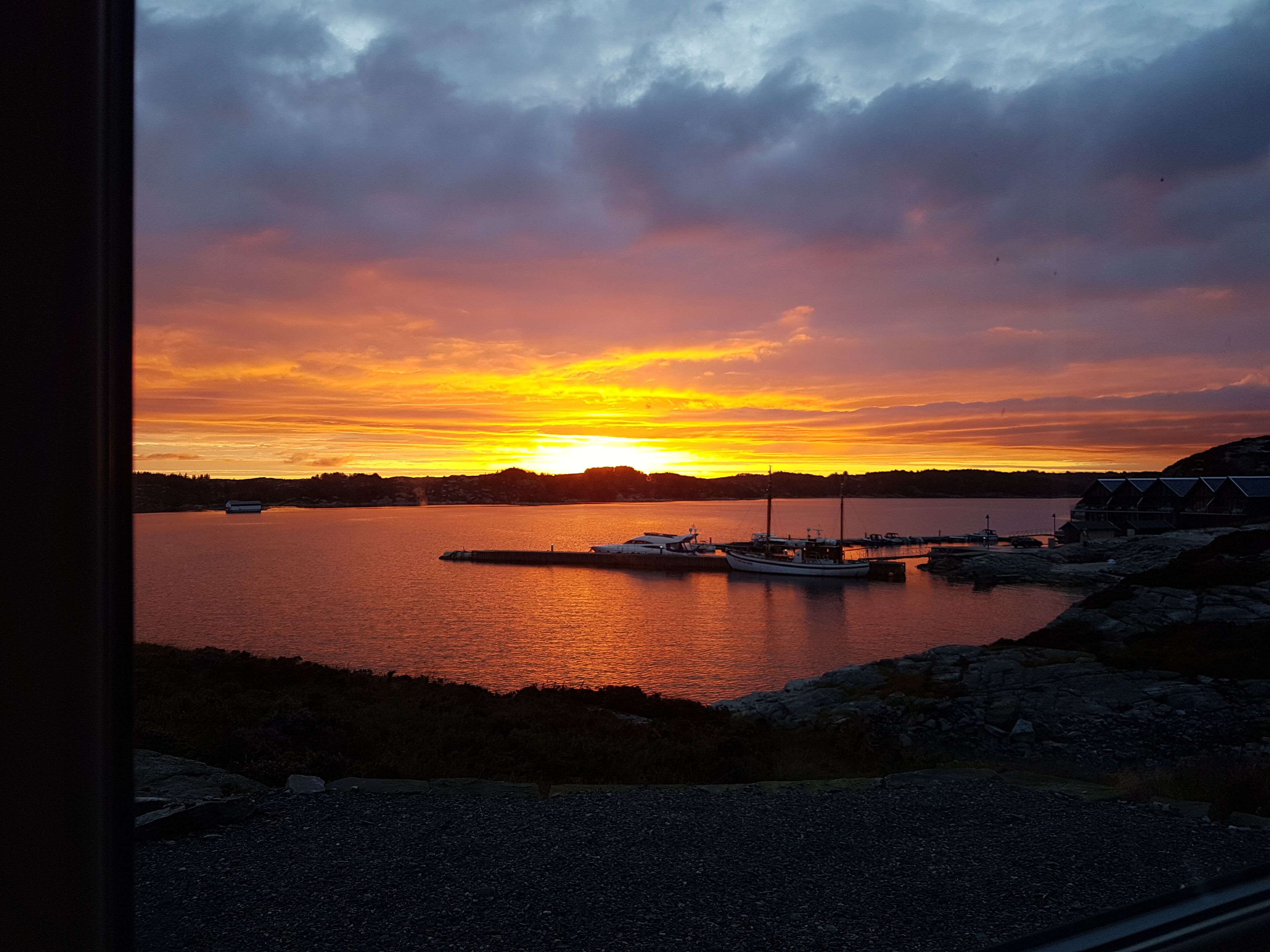 Blick von der Unterkunft