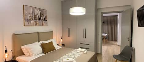 1 chambre, fer et planche Ă repasser, Wi-Fi, draps fournis