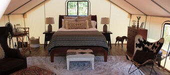 African safari tent Eco Glamping 