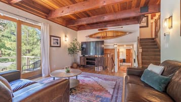 TV connectée, cheminée