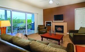 TV, fireplace, DVD player, table football