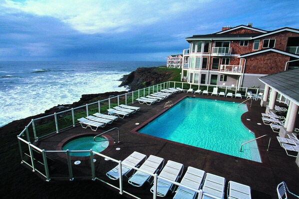 Indoor pool, outdoor pool