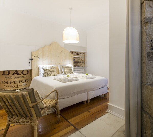 2 makuuhuonetta, silitysrauta/-lauta, vauvan matkasänky, ilmainen Wi-Fi