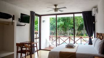 Deluxe Double Room - Adults only | Blackout curtains, free WiFi, bed sheets