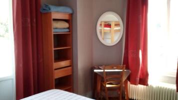 Individually decorated, individually furnished, iron/ironing board