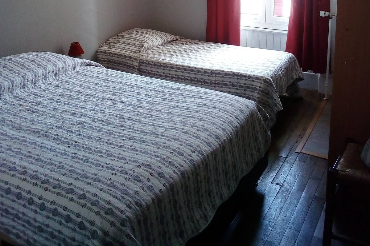 Individually decorated, individually furnished, iron/ironing board