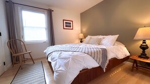 1 غرفة نوم ومكواة/لوح كي وواي فاي مجانًا وملاءات أسرّة