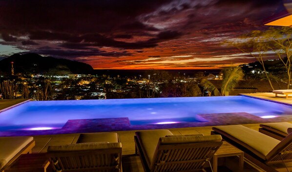 An infinity pool