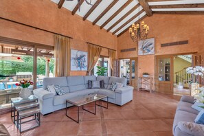 Télévision, cheminée, lecteur de DVD, table de tennis de table