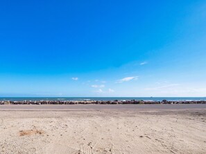 En la playa 