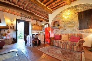 TV, fireplace - Antica Poesia, Camaiore, Lucca and Viareggio (Camaiore)