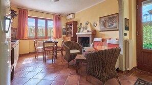 TV, fireplace - Ciacchieri, Gaiole in Chianti, Siena and Chianti (Gaiole in Chianti)