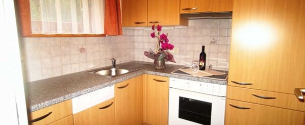 Fridge, oven, dishwasher - Chalet Sonnblick - Apartment III (Außerrotte)