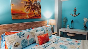 Desk, iron/ironing board, free WiFi, bed sheets