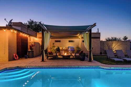 Most desirable neighborhood in Scottsdale.  2 masters, private 1 acre lot