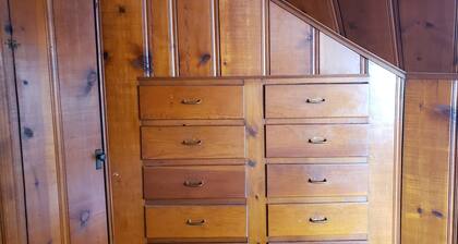 Very unique 3rd floor knotty pine loft apartment