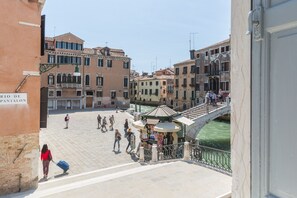 Blick von der Unterkunft