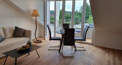 Exclusive apartment in the attic