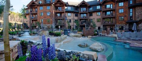Indoor pool, outdoor pool