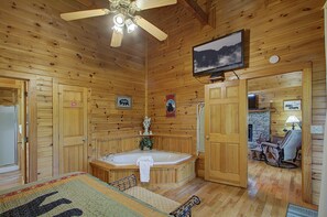 1 bedroom, desk, iron/ironing board, travel crib