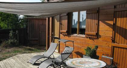 Eco cabaña en el campo