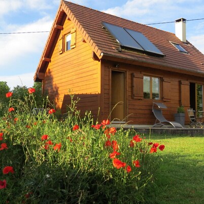 Eco-friendly house in the French countryside