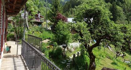 Apartamento amplio en chalet tradicional con balcón para 5 pers. en Arêches-Beaufort