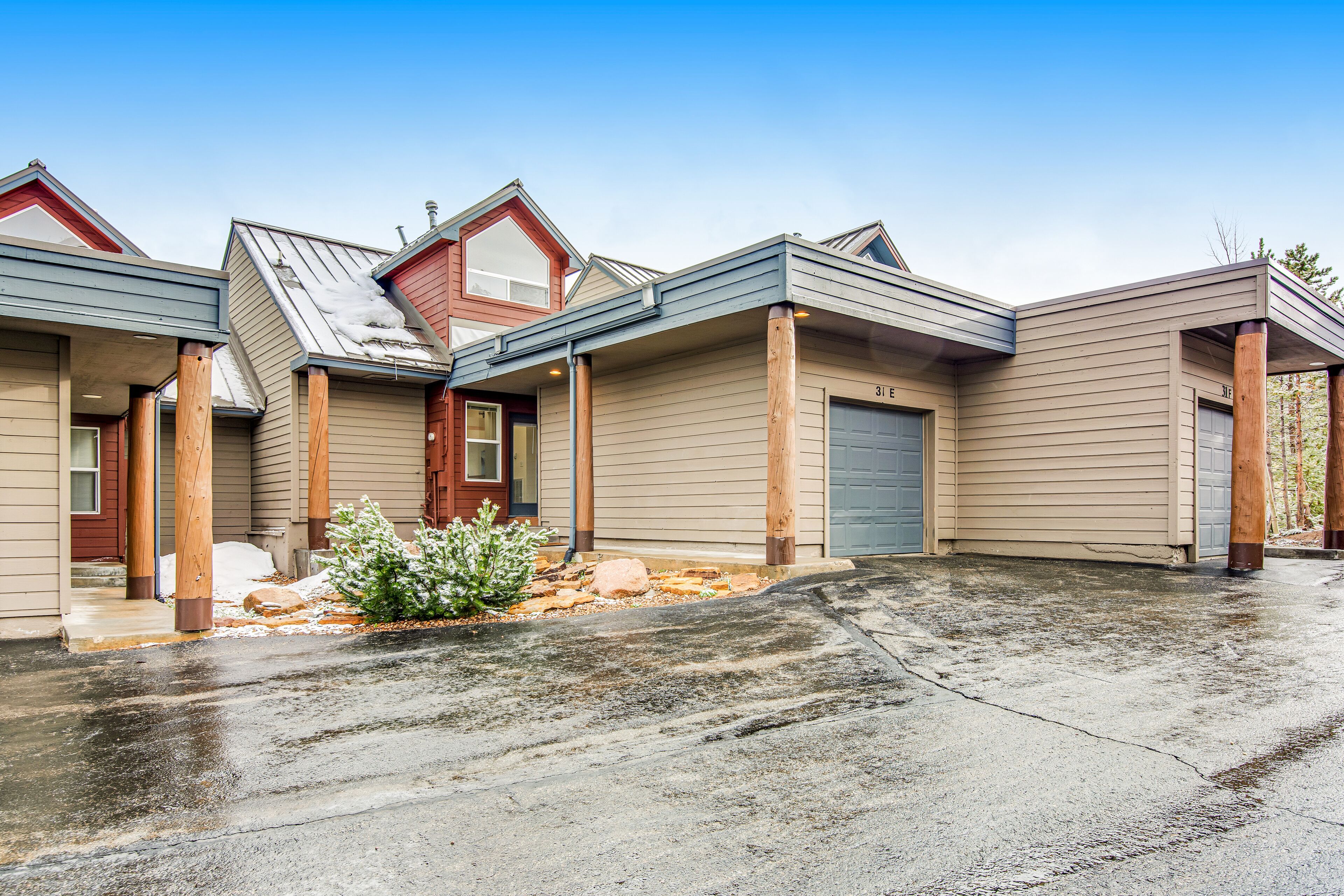 Home with hot tub, gas fireplace, private gas grill, and garage