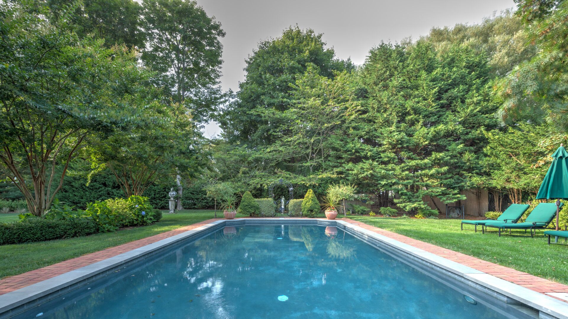 Una piscina riscaldata