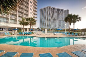Indoor pool, outdoor pool
